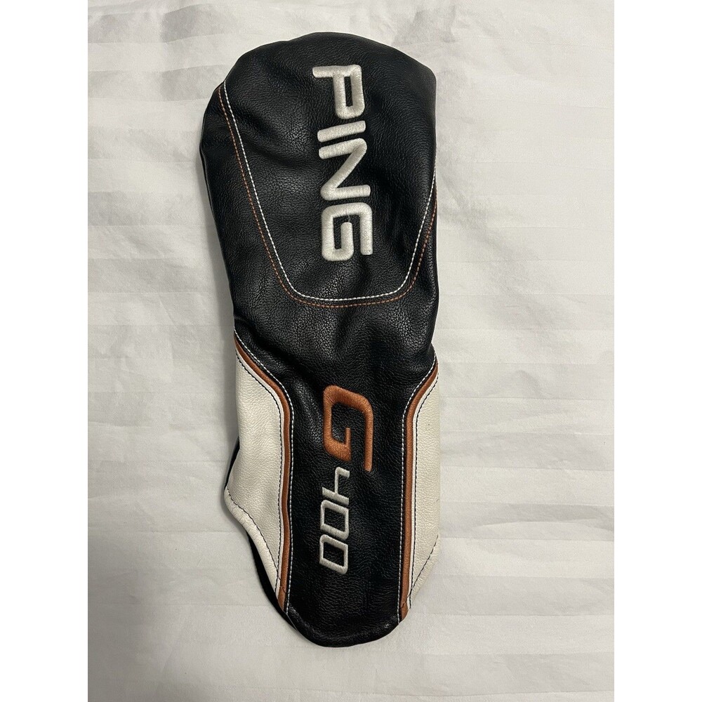 Ping G400 Driver Headcover Golf Club Cover Black White Orange G 400